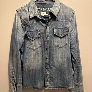 Madewell denim shirt